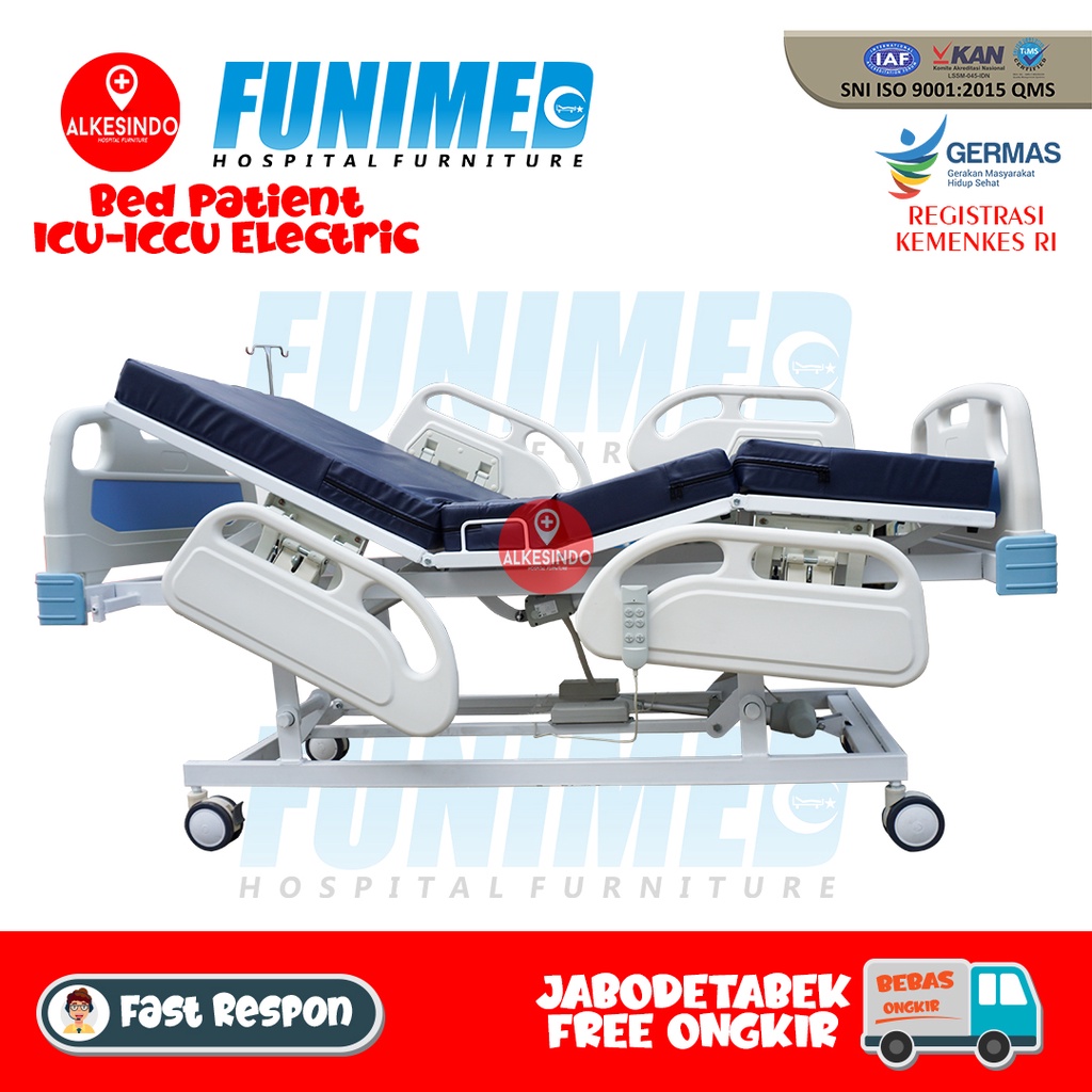RANJANG PASIEN ELEKTRIK ICU BED PASIEN ELECTRIC ICU ICCU