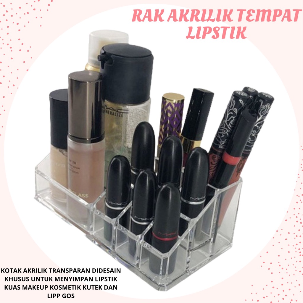 TERLARIS!! Rak Lipstik kosmetik make up Kutek Multifungsi