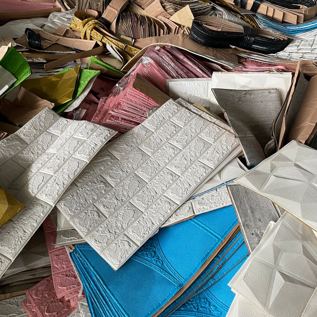 Promo!! Cuci Gudang Wallfoam Wallpaper Dinding FOAM Timbul 3D Tidak Lolos QC [Cacat]-4