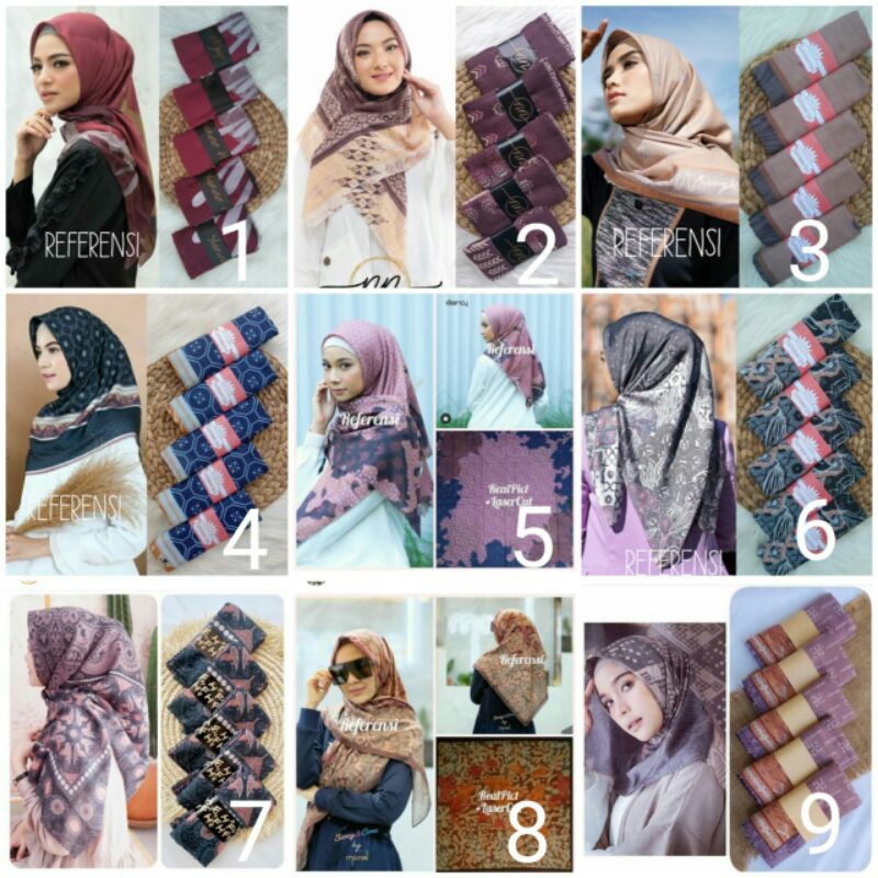 SALE HIJAB/SALE VOAL MOTIF/VOAL/VOAL MOTIF/HIJAB SEGIEMPAT VOAL