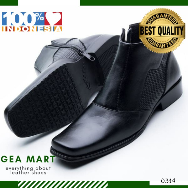 [COD] Sepatu Pantofel Boot Kickers Cowok/ Sepatu PANTOFEL Pria/ PANTOPEL Sepatu Kulit Boots 0314