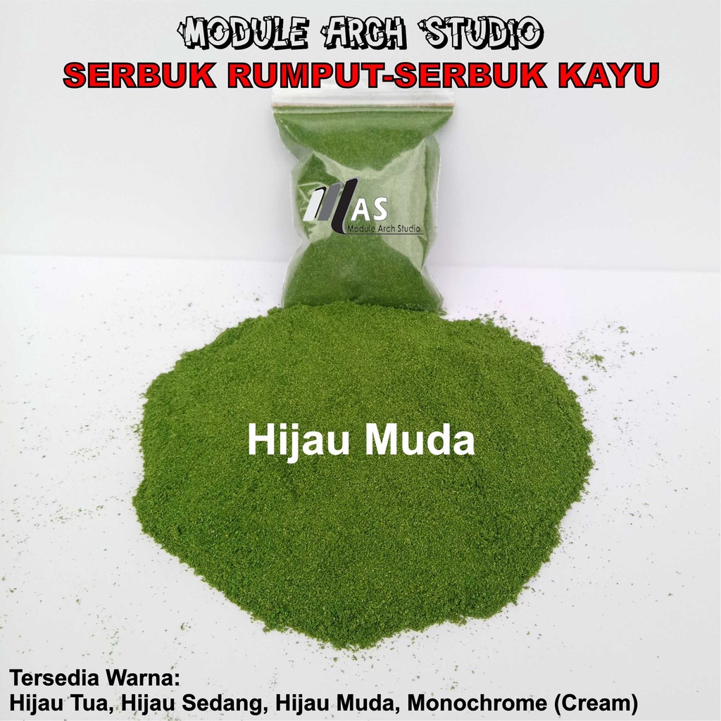 Maket Rumput Tabur Serbuk Kayu