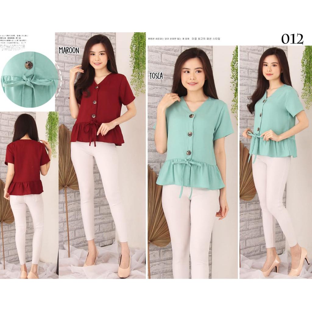 Zes collection,BAJU FASHION WANITA/CEWEK YOHANA TOP
