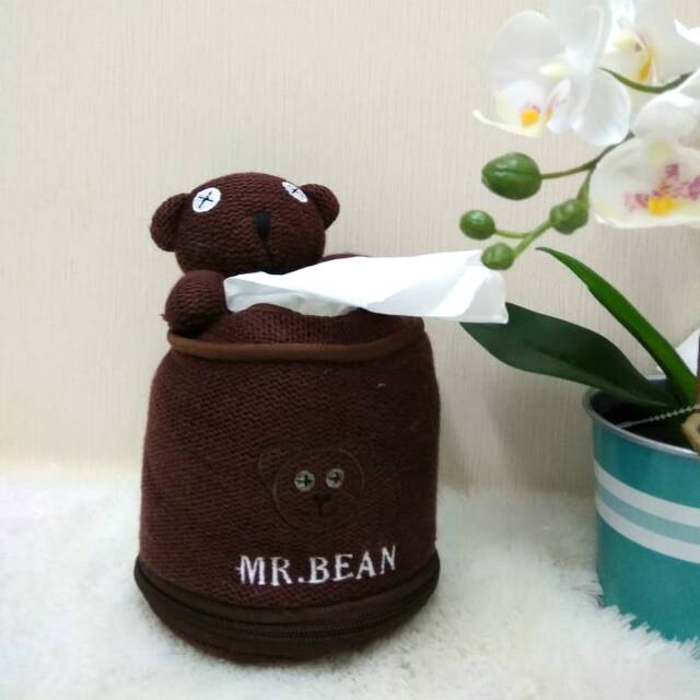 Tempat Tissue Gulung mr bean 15x12cm/Tempat Tissue karakter