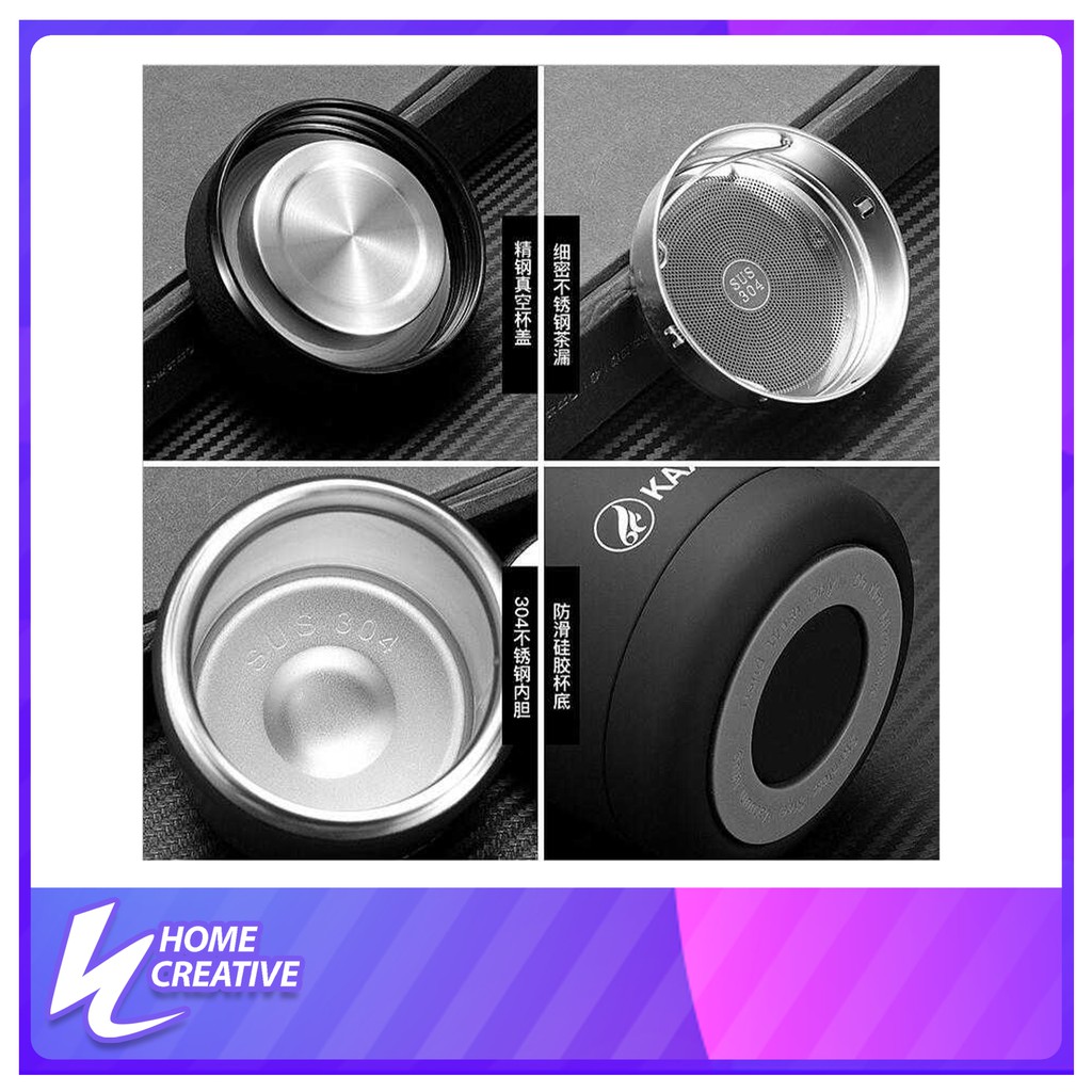 One Two Cups Botol Minum Thermos Mini BONUS SHOPEEPAY 5000 Stainless Steel 400ML - K623