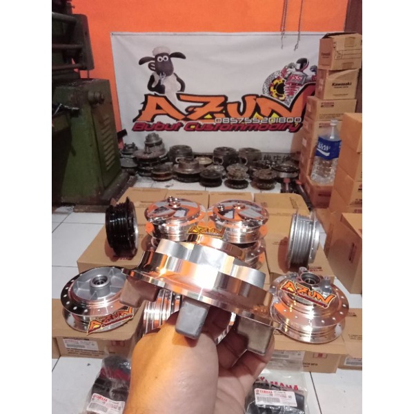 nap gear rx king dan jupiter mx original baru bubut cnc