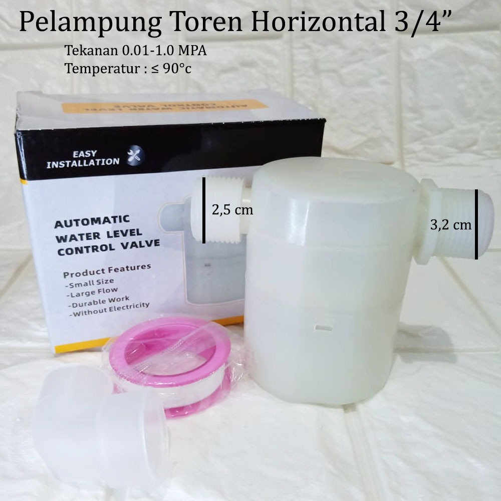 Pelampung Toren Kran Air Otomatis Kran Pelampung air Otomatis Vertikal (atas) &amp; Horizontal (samping)