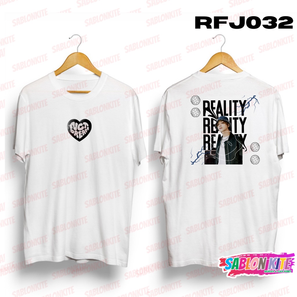 MURAH!!! KAOS NCT DREAM HAECHAN REALITY RFJ032 COMBED 30S