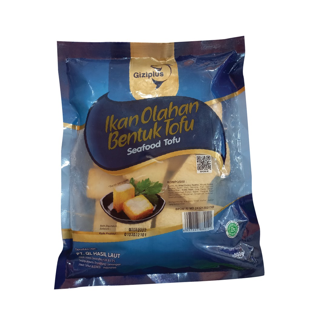 

GIZIPLUS IKAN OLAHAN BENTUK TOFU 500GR