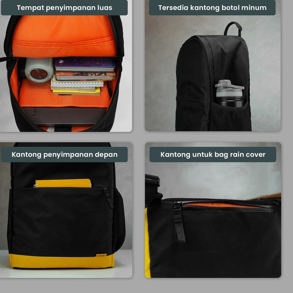 D7N0 Uneed Tas Ransel Tas Lap Berlin Backpack - UNB122 00S