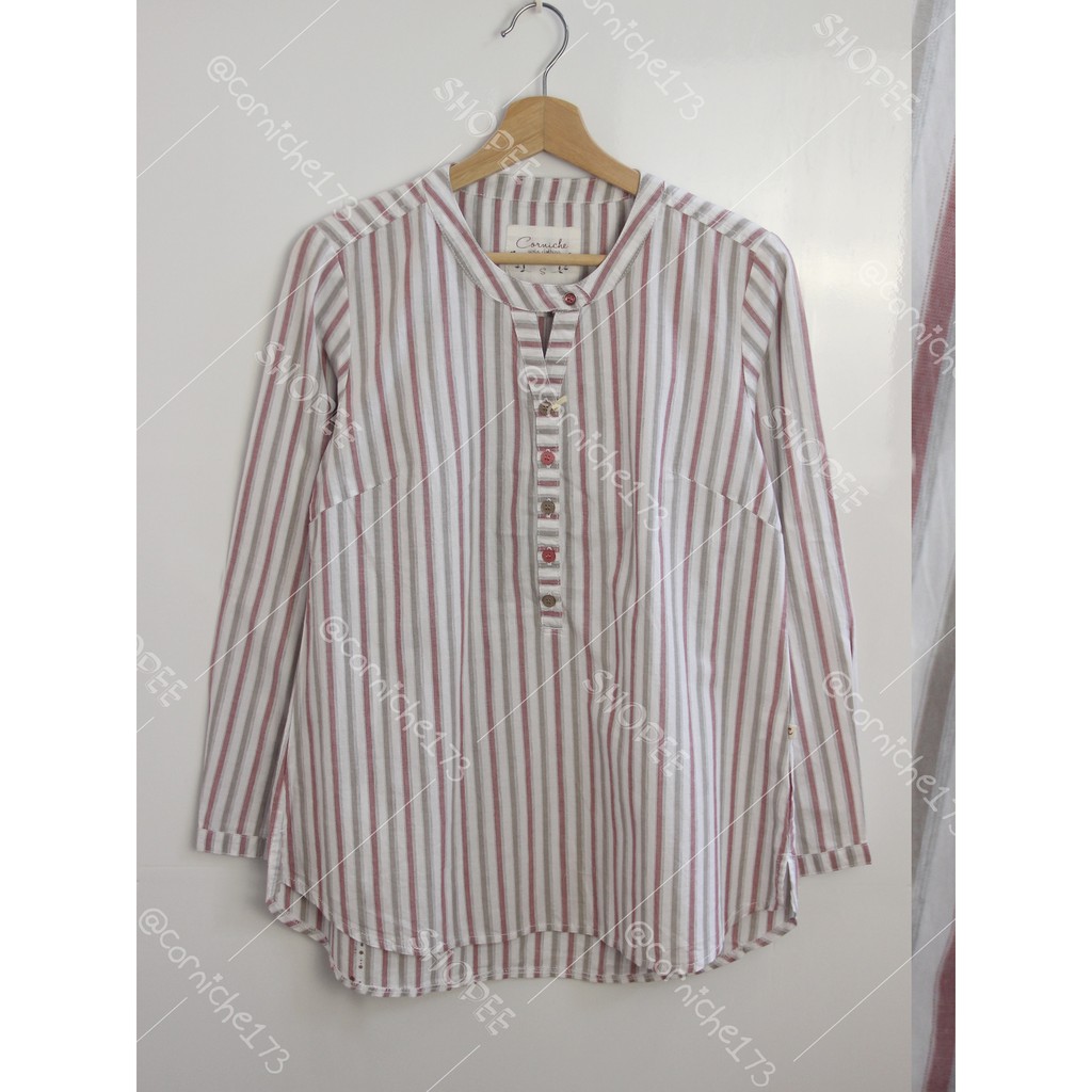 Corniche Misty Blouse Putih - CT3821