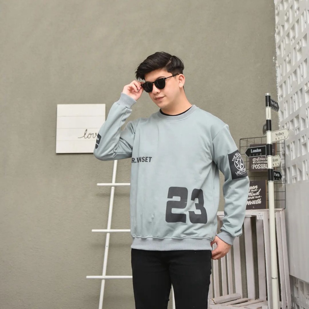 Mr Vanest 23 Sweatshirt Unisex Fleece Sweater Crewneck Outfit Terbaru