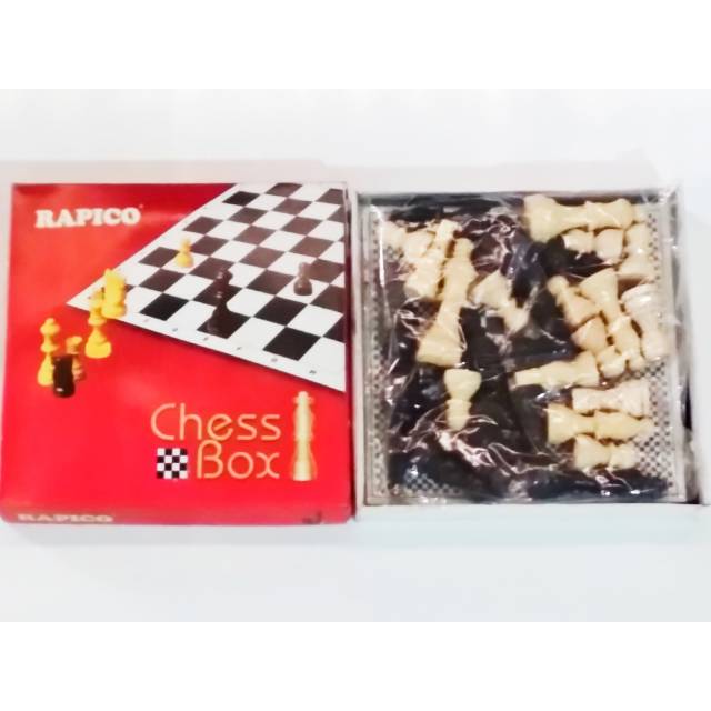 CATUR LIPAT MINI RAPICO(biji dari kayu)