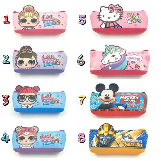 

Kotak Pensil LOL HK Unicorn Mickey TF (baru)
