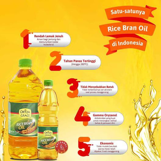 

ORYZA GRACE RICE BRAND OIL MINYAK GORENG TERSEHAT 5L HARGA PROMO