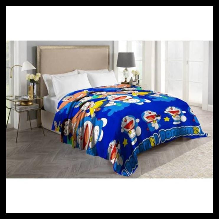 . SELIMUT MURAH / SELIMUT KARAKTER /SELIMUT DORAEMON / DEWASA / BULU - doraemon TERBAIK