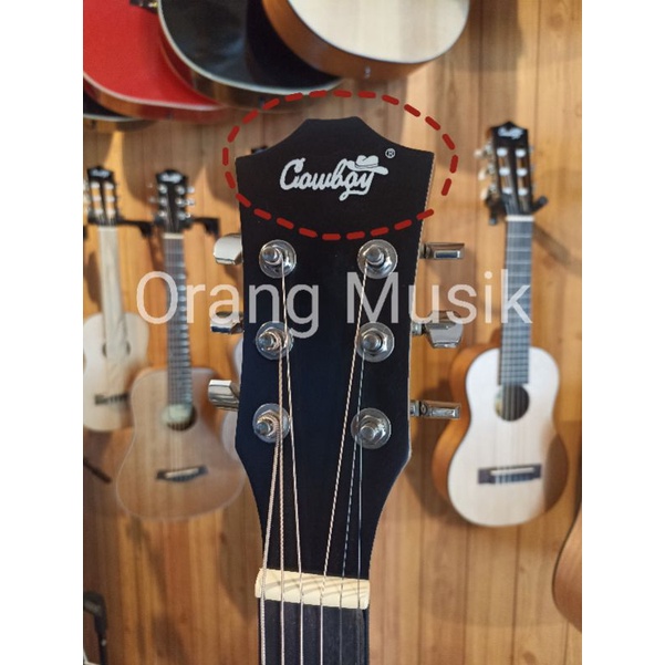 Gitar Original Cowboy GWC 235 NA/NS Import Bonus Softcase DLL - Gitar Akustik Cowboy