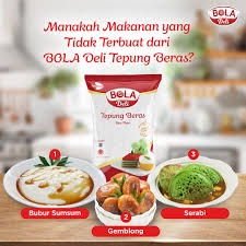 Bola Deli Tepung Beras 500 gram - Tepung Serbaguna