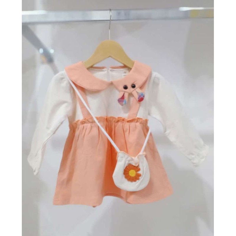 Dress Baby Impor Free Tas