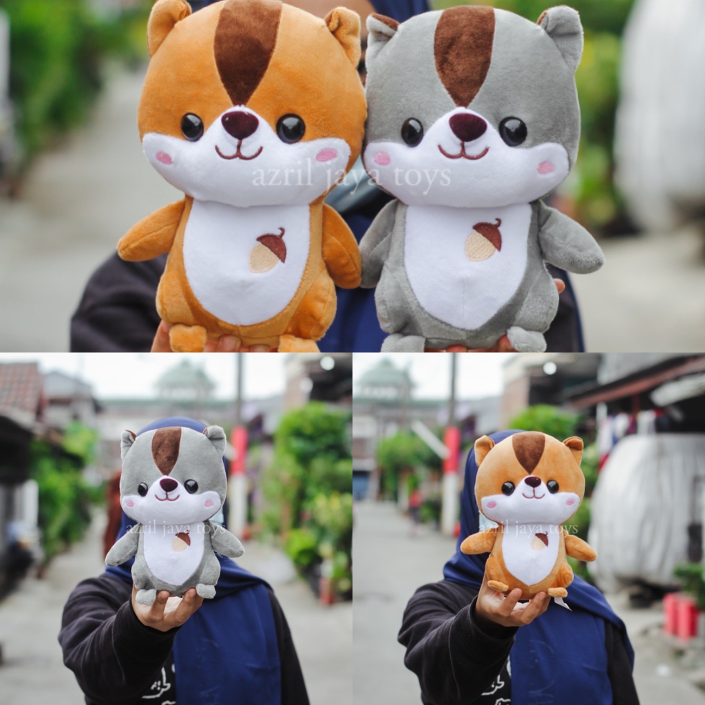 Boneka Lucu Imut Boneka Tupai Kecil Sangat Cocok Untuk Kado Ultah Pacar / Anak Perempuan