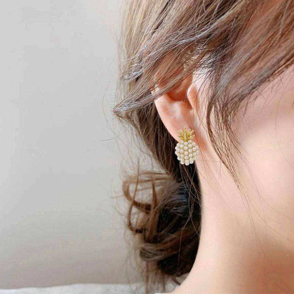 Needway Anting Nanas Wanita Geometris Klasik Vintage Fashion Perhiasan