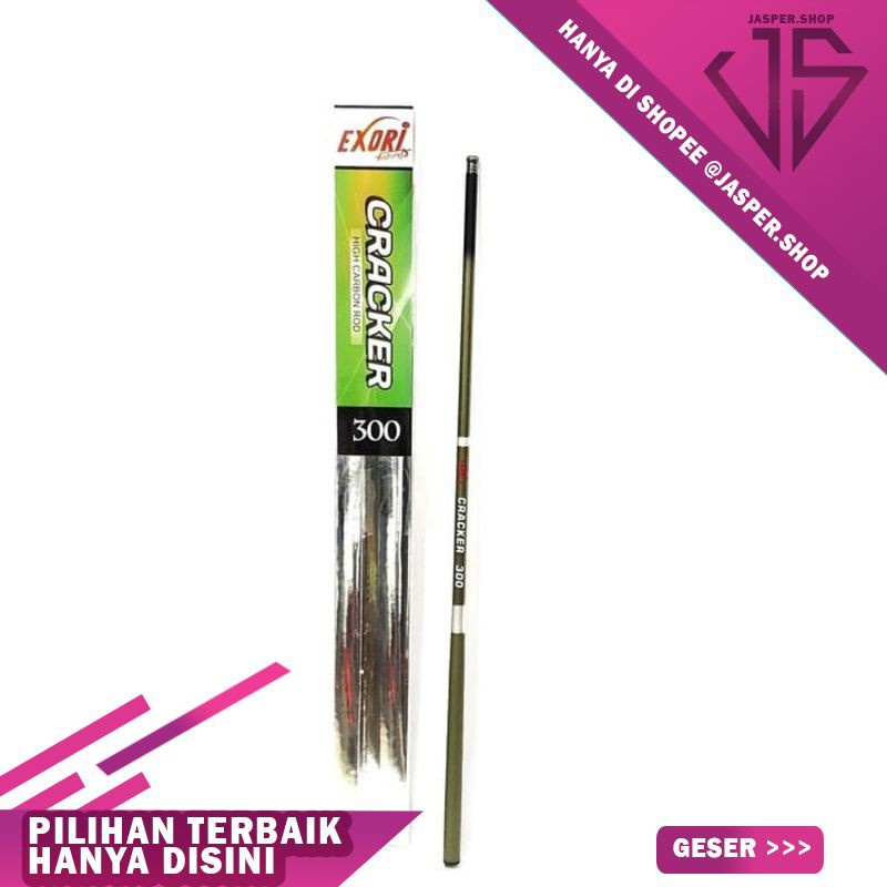 HARGA HEMAT Joran Tegek Exori Cracker 360Cm/3.6M | Full Carbon