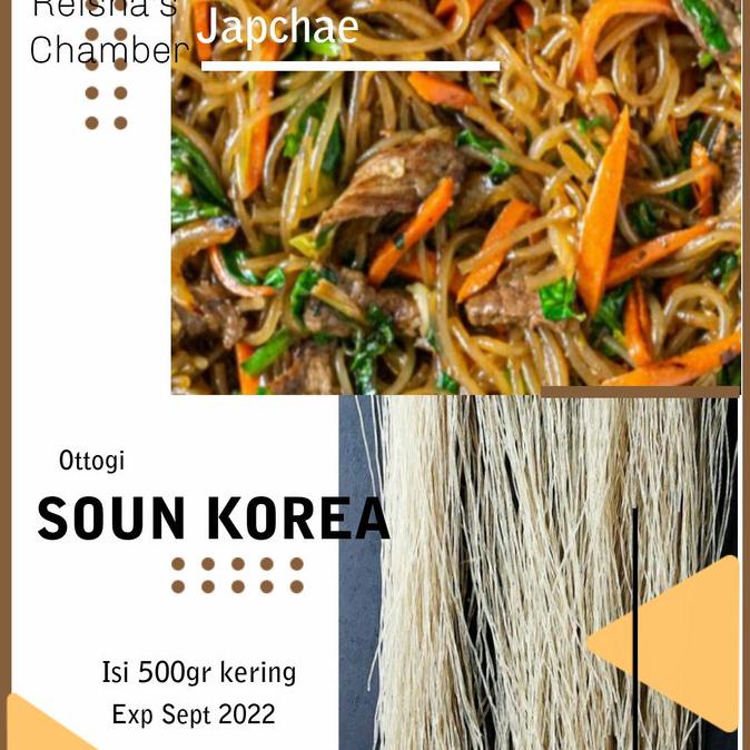 

Diskon Paling Murah!! Korean Glass Noodle (Soun Korea untuk Japchae) 500gr Diskon