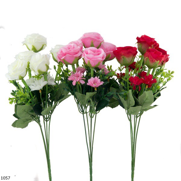 Bunga Plastik Mawar Artifisial 1057-1