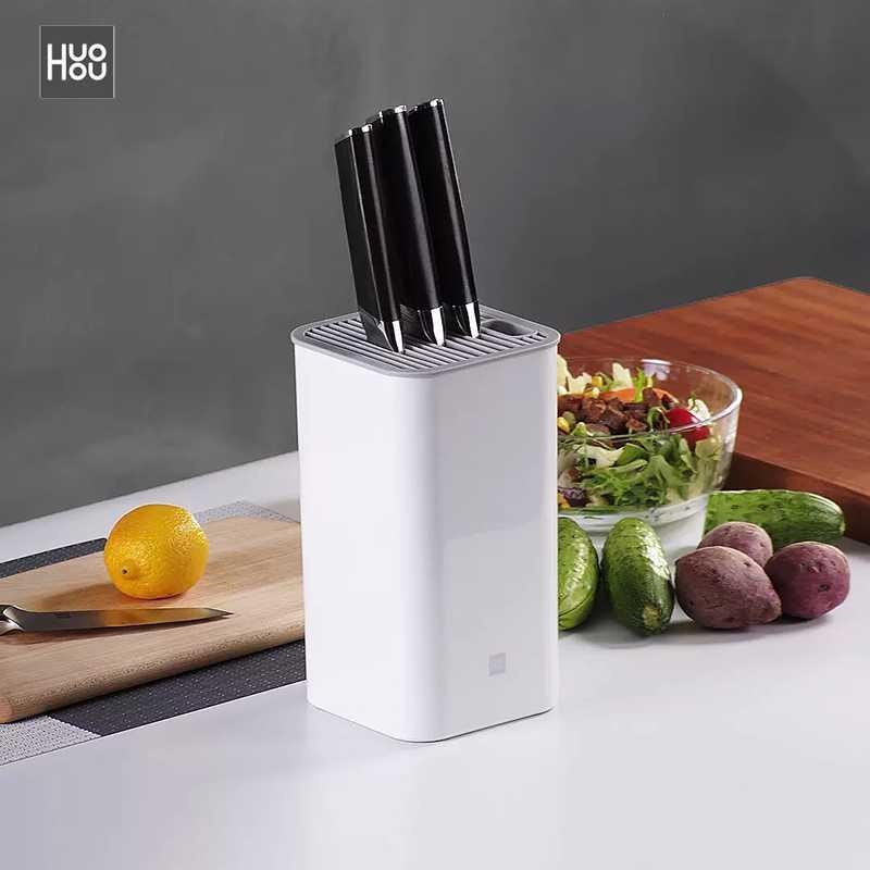 Huohou Tempat Pisau Dapur Stand Tool Knife Holder - HU0050 - White