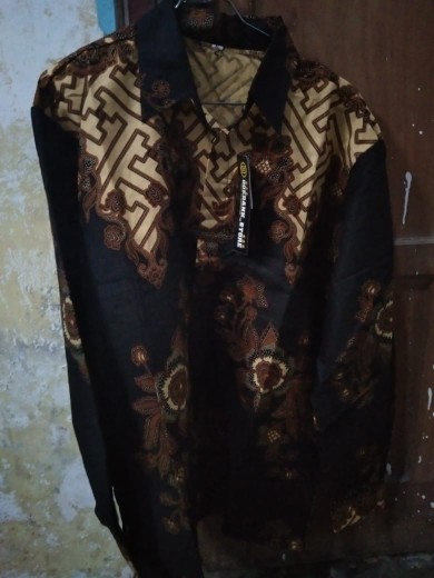 Kemeja Batik Lengan Panjang Size M L Xl Xxl Xxxl