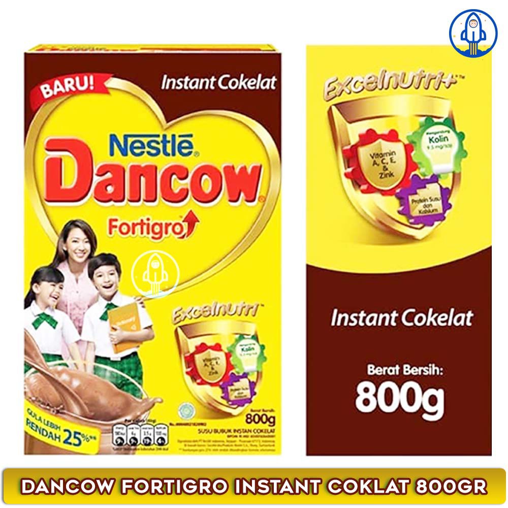 

Nestle Dancow Fortigro Instant Cokelat 800gr - Susu Pertumbuhan 1 Tahun Ke Atas