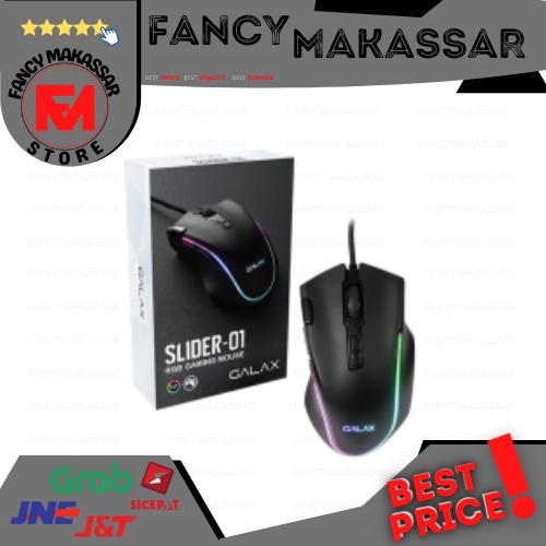 GALAX SLIDER-01 Wired RGB + Macro - 7200DPI - Gaming Mouse / Mouse RGB / FANCY_MAKASSAR