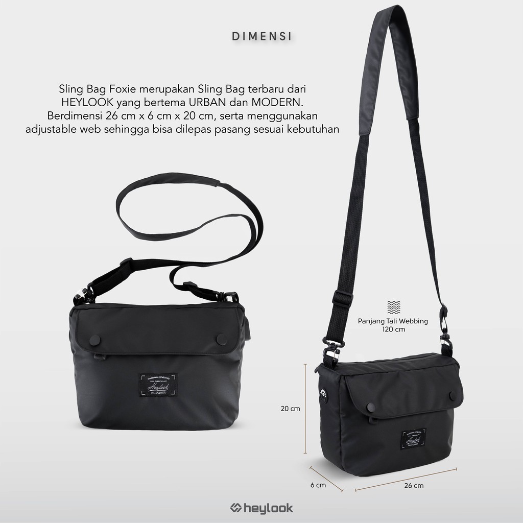 Tas Selempang Anti Air Tas Selempang Pria Multifungsi Waterproof Sling Bag Fashion Cowok Pria