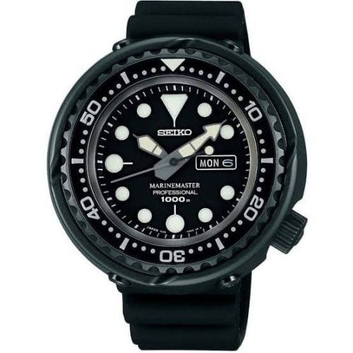 Seiko SBBN013 Prospex Darth Tuna 1000M Full Black Original