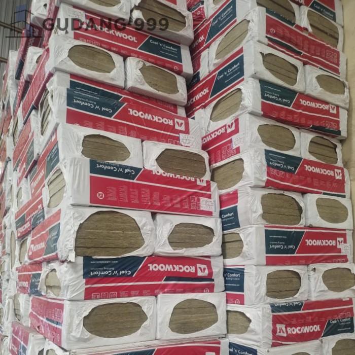 Rockwool D100 5cm / Peredam Ruangan / Busa Peredam Suara / Rokwol