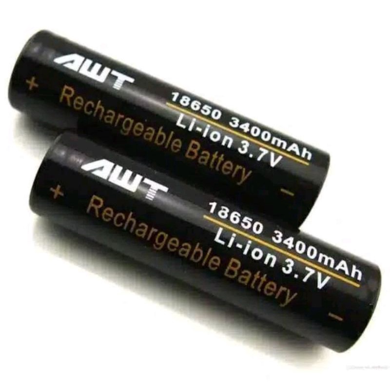 Baterai Battery awt 3400mAh 18650