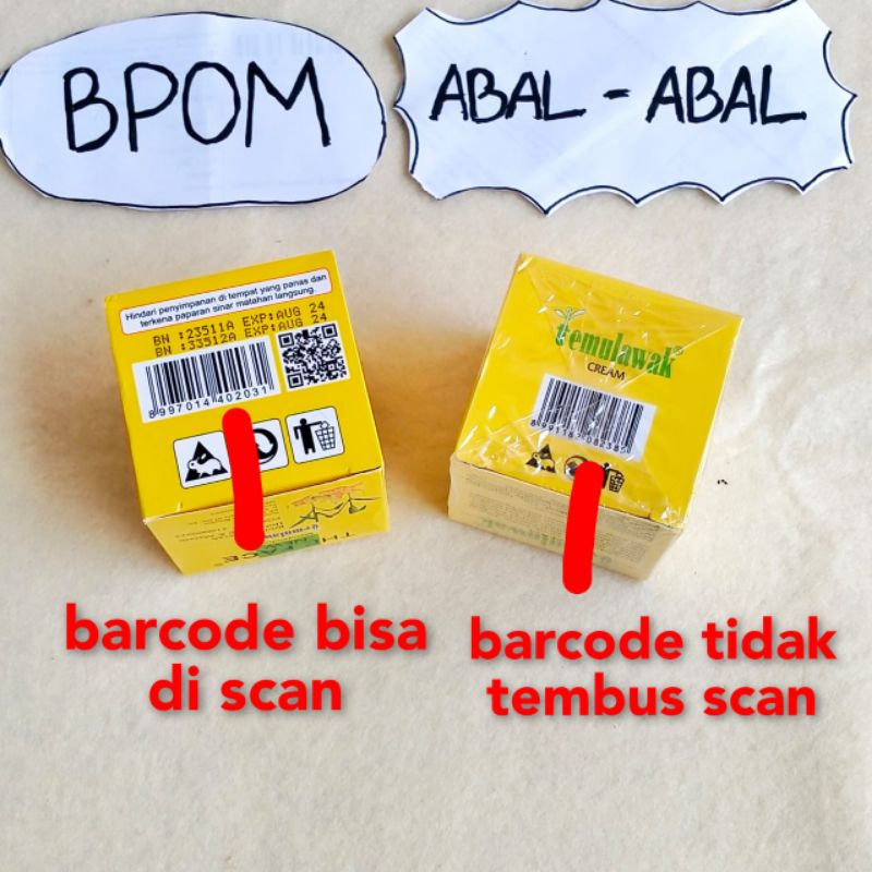 (The Face)Paket Krim Temulawak RESMI BPOM isi 5