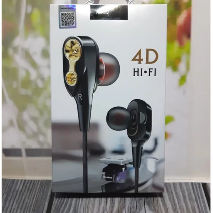 HAR0010 Handsfree Harman Kardon 4D Hifi JBL AT108 Earphone Headset Extra Bass