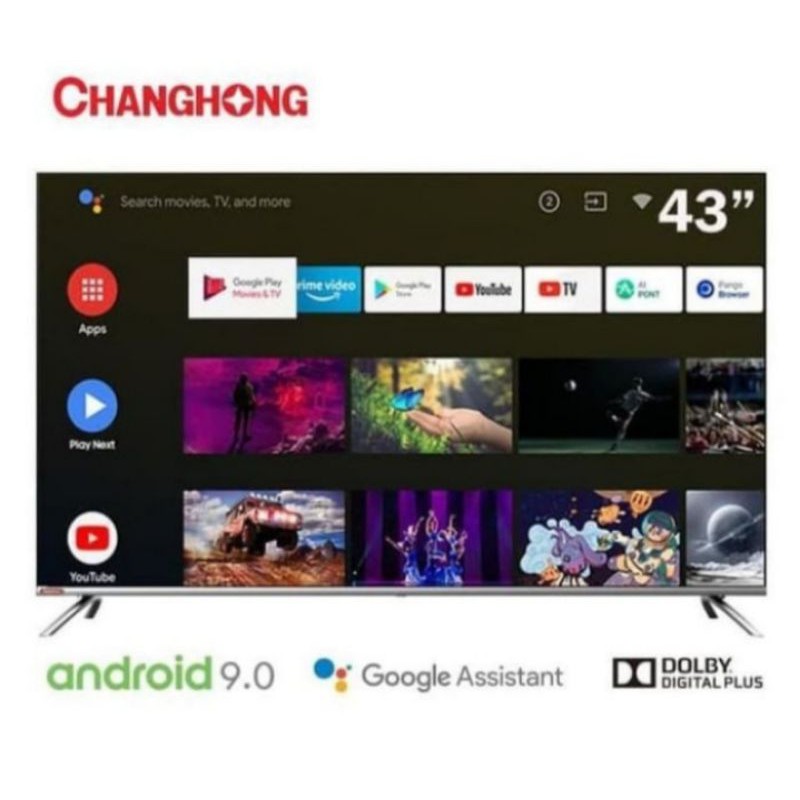 TV LED CHANGHONG 43H7 Android Tv 43 ins