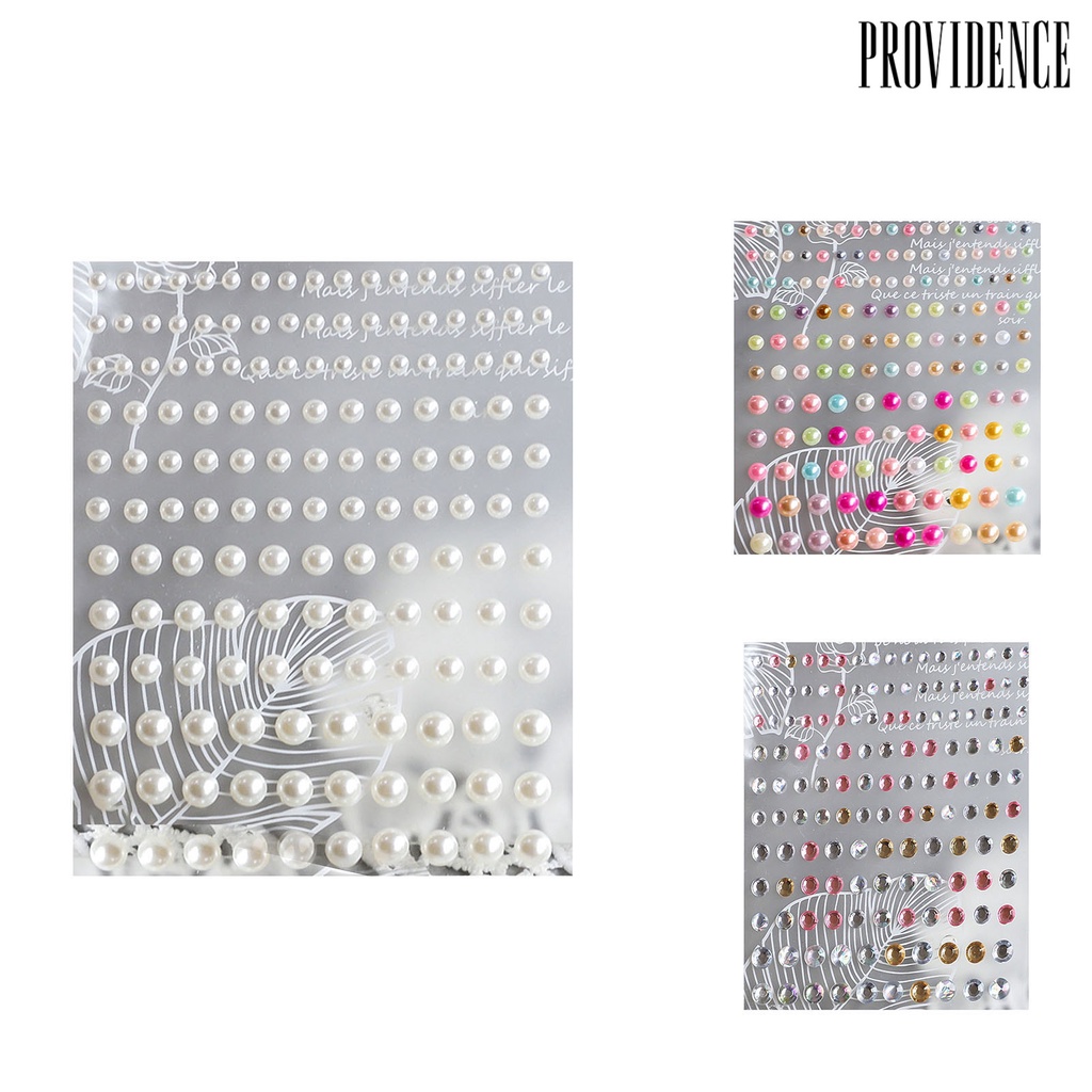 Providence Back Glue Nail Pearl Sticker 3D Effect Mini Beauty DIY Nail Art Decoration Manicure Accessory for Makeup