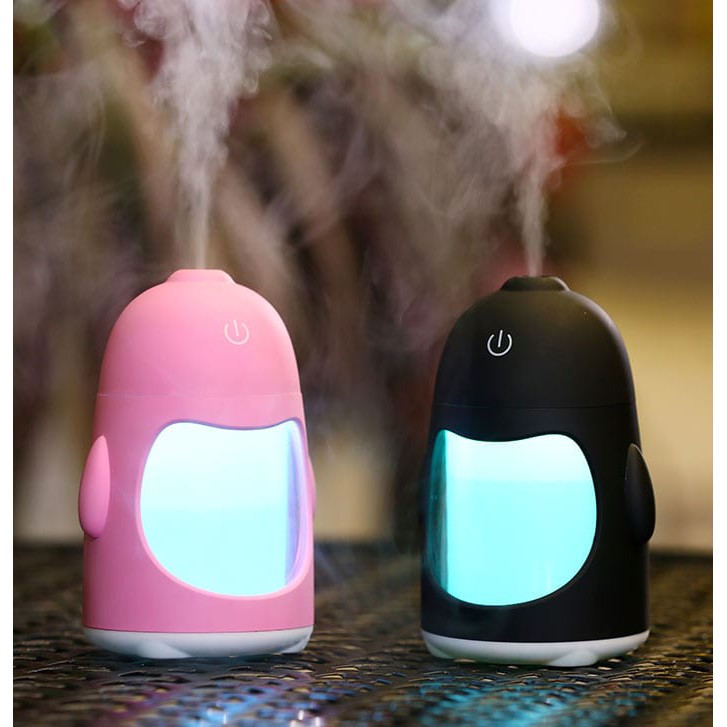 USB Penguin Humidifier Colorful LED Light - QW-Q3 - 150ML