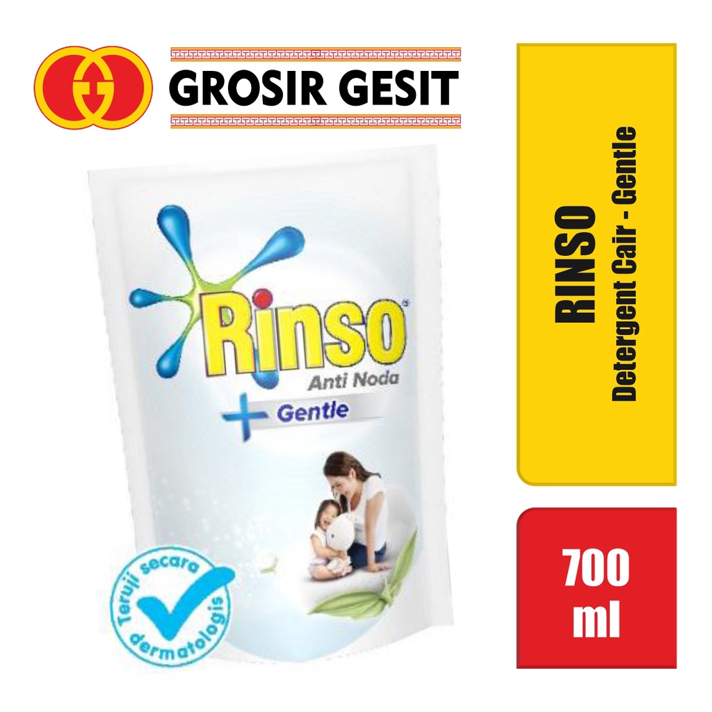 Rinso Detergen Cair Gentle 700 ml