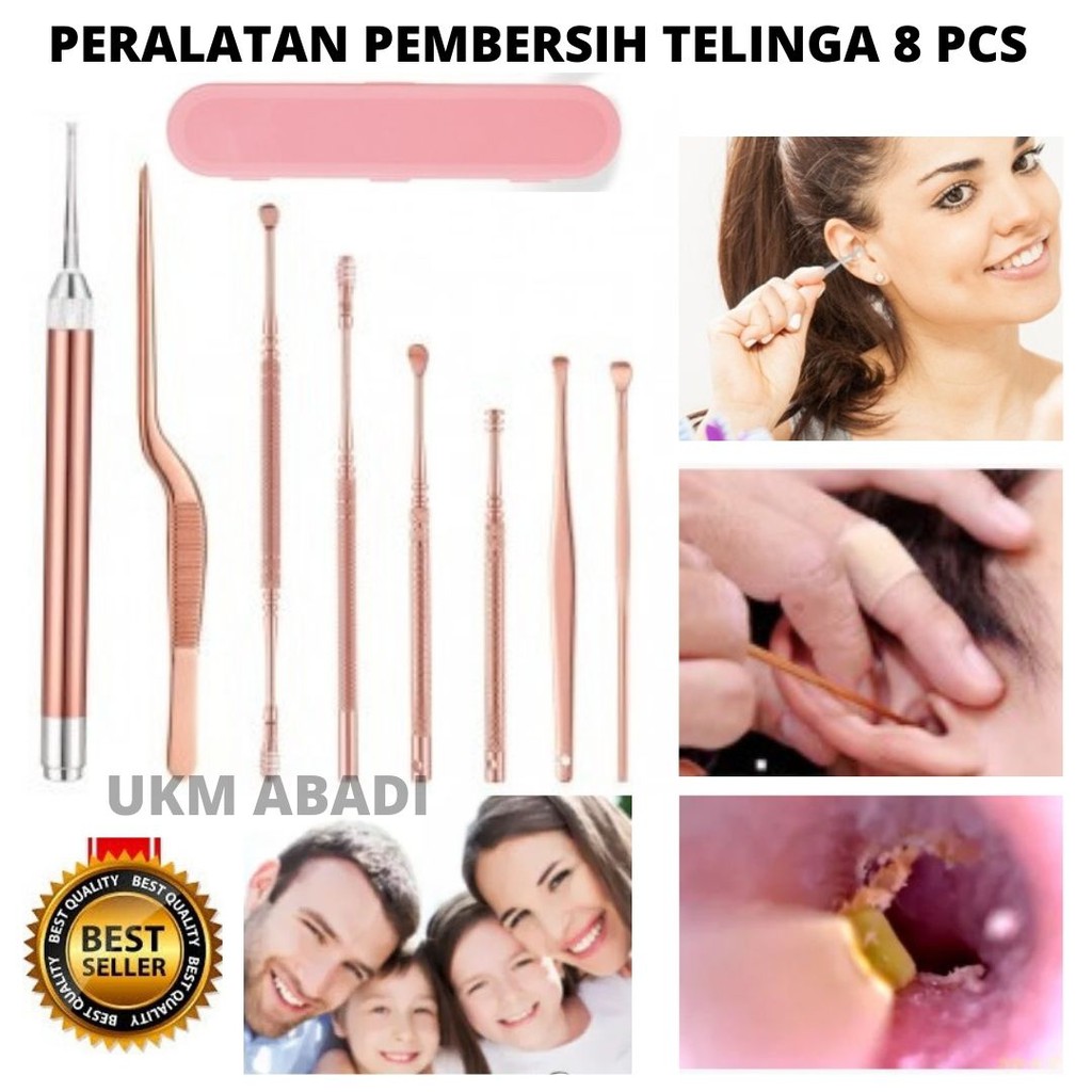 Pembersih Telinga Korek Kuping Alat THT Ear Pick Spoon Tool Set 111154