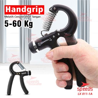SPEEDS Handgrip Hand Grip Alat Bantu Fitness Otot Lengan Portable 5-60 kg LX 011-1