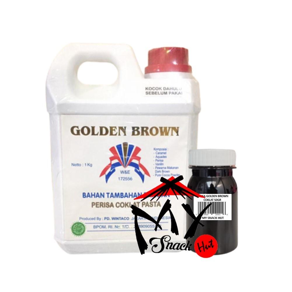 

GOLDEN BROWN COKLAT - FLAVOUR PERISA COKELAT AROMA RASA WARNA PASTA - CHOCOLATE BAKING PASTE HALAL MUI Berkualitas