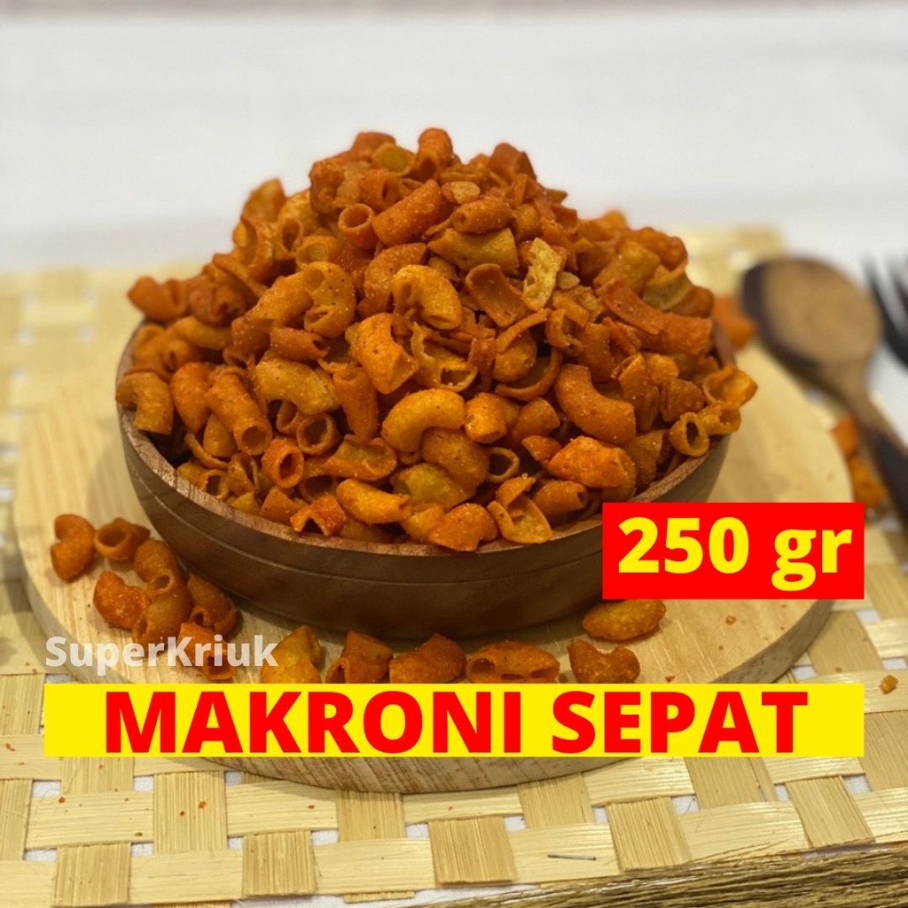 

Makaroni Sepat Balado Makroni Pipa Cemilan Murah Pedas 250gr