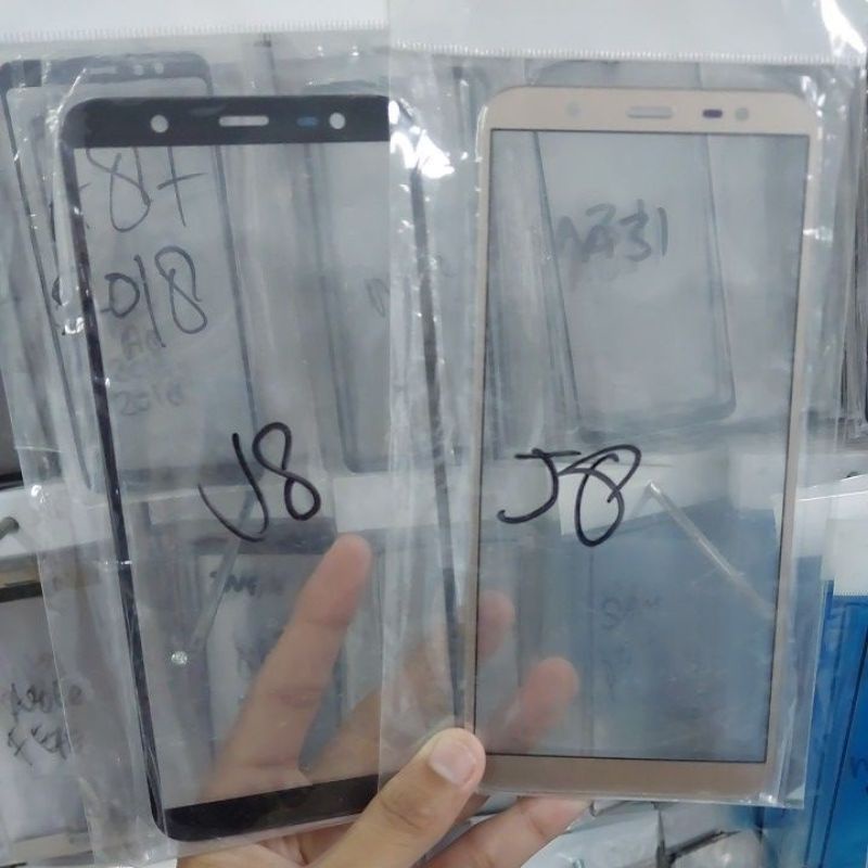 kaca lcd samsung J8