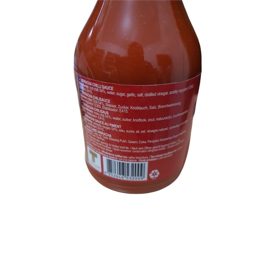 THAI DANCER SRIRACHA SAUCE 200 ML CHILLI SAUS PEDAS THAILAND HALAL