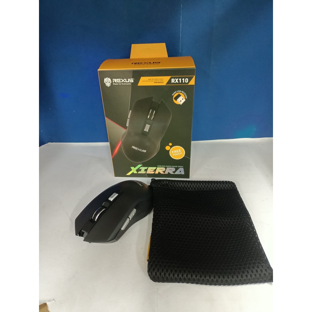 MOUSE REXUS XIERA RX110 GAMING MOUSE MACRO FREE POUCH