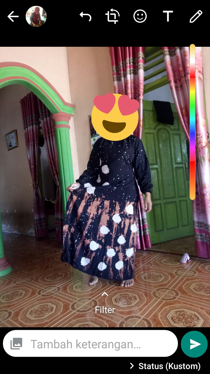 Gamis Twil Malaman Rayon Super By Hd.id Batik [ Bisa Cod ]